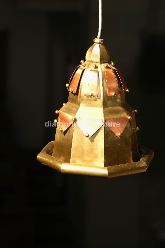 St. Ottilien - Deckenlampe in Kirche / St. Ottilien - Ceiling light inside Church