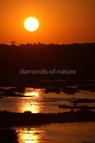 Sonnenuntergang Olifants River / Sundown Olifants River