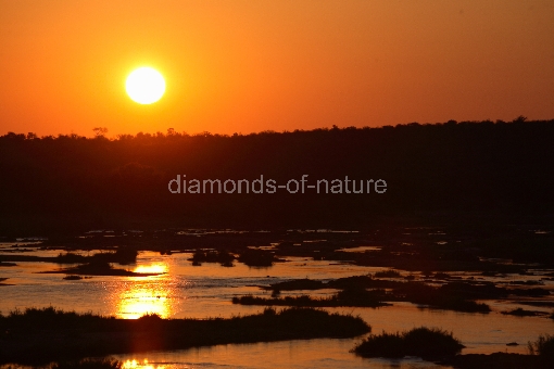 Sonnenuntergang Olifants River / Sundown Olifants River